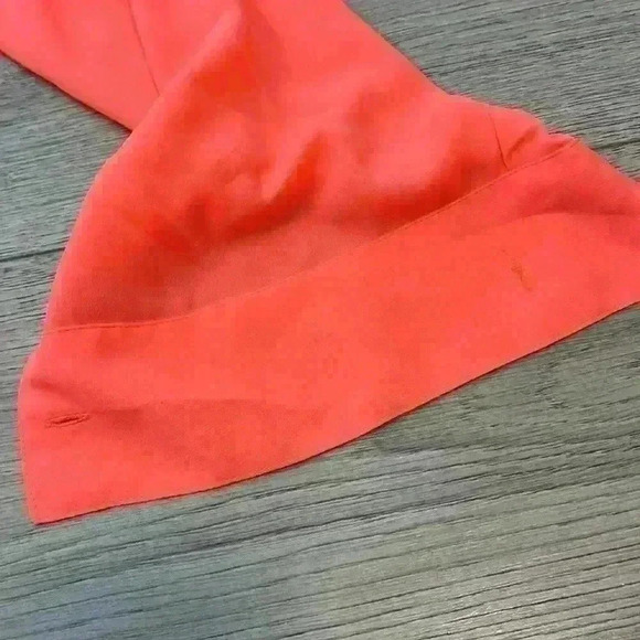 Express Orange Button Front The Portofino Shirt Size Small - Picture 14 of 15